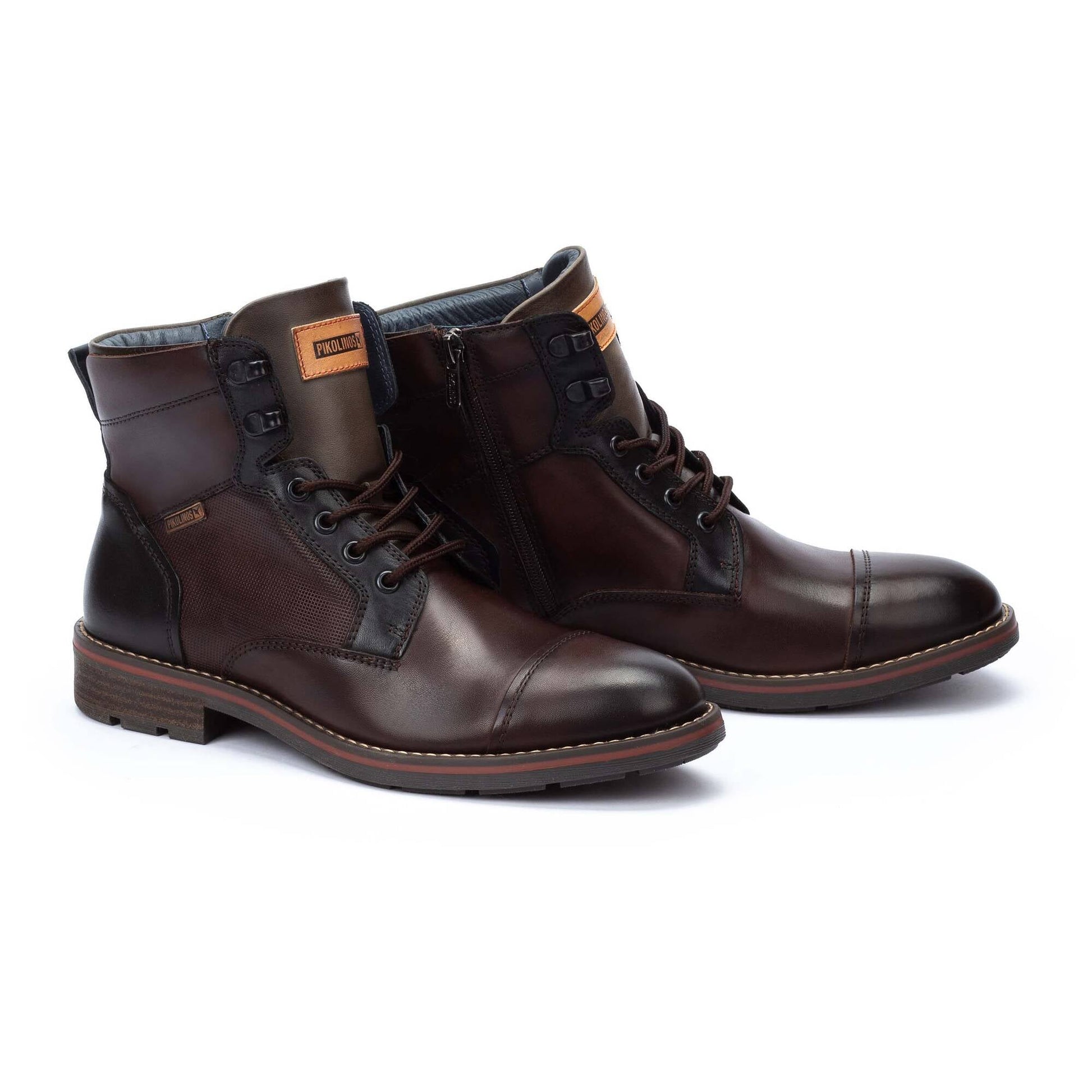 Pikolinos Lace-up boots with zip inside YORK M2M-8156C1