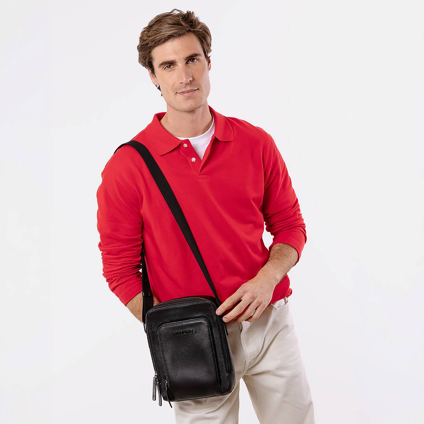 Pikolinos crossbody bag with zipper closure MHA-196