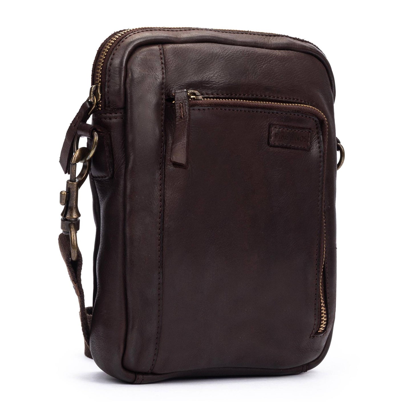 Pikolinos Leather bag with zip closure for men. MHA-192