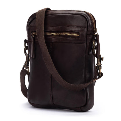 Pikolinos Leather bag with zip closure for men. MHA-192