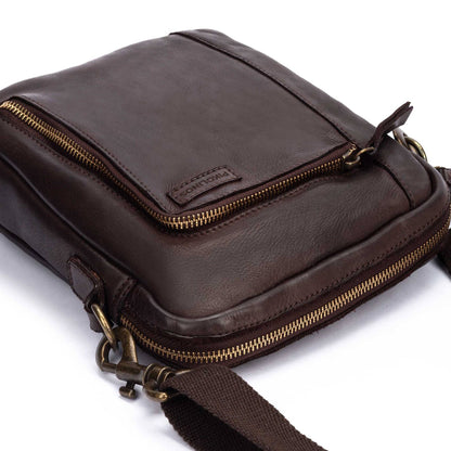 Pikolinos Leather bag with zip closure for men. MHA-192