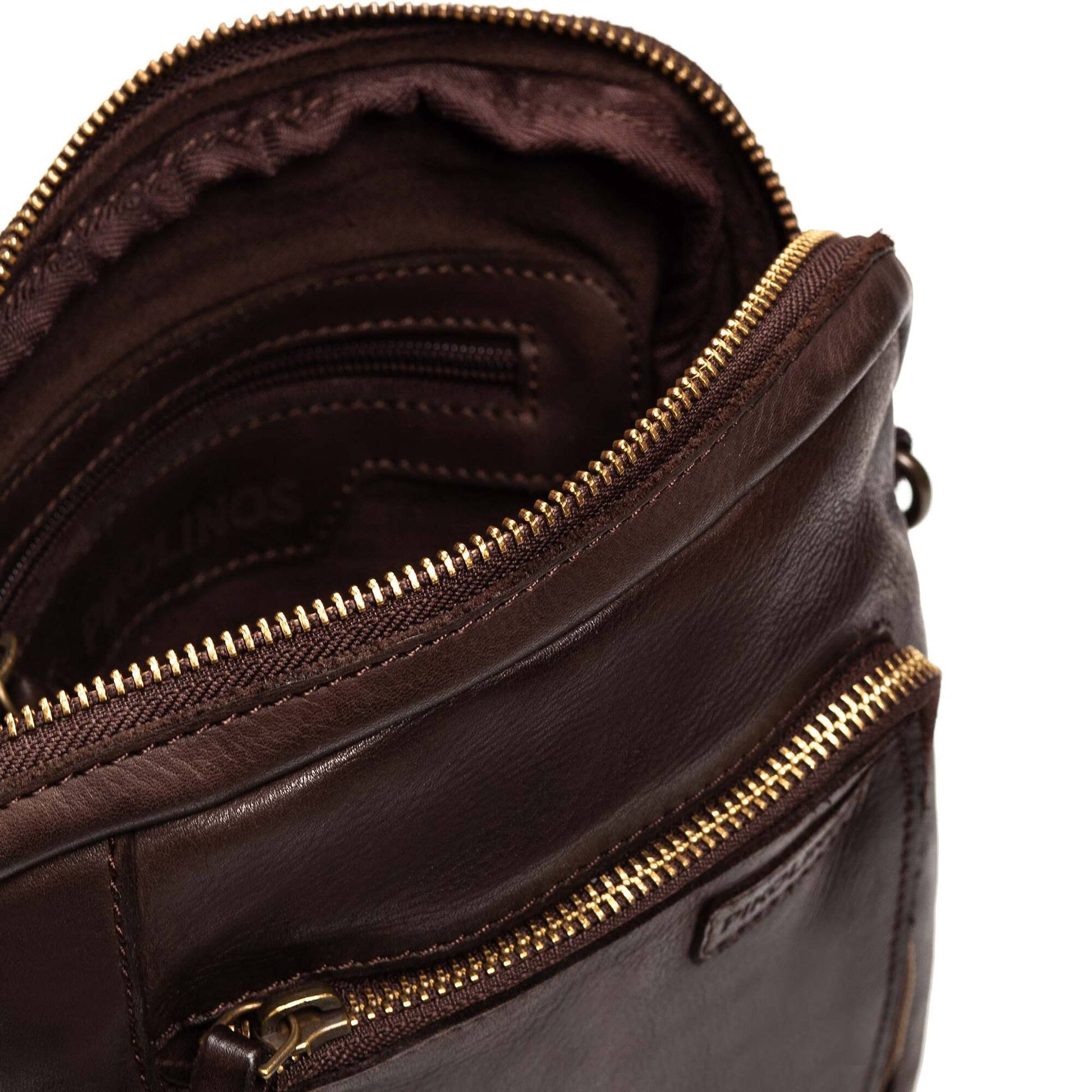 Pikolinos Leather bag with zip closure for men. MHA-192