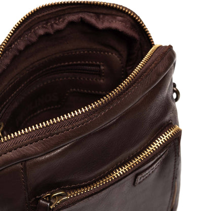 Pikolinos Leather bag with zip closure for men. MHA-192